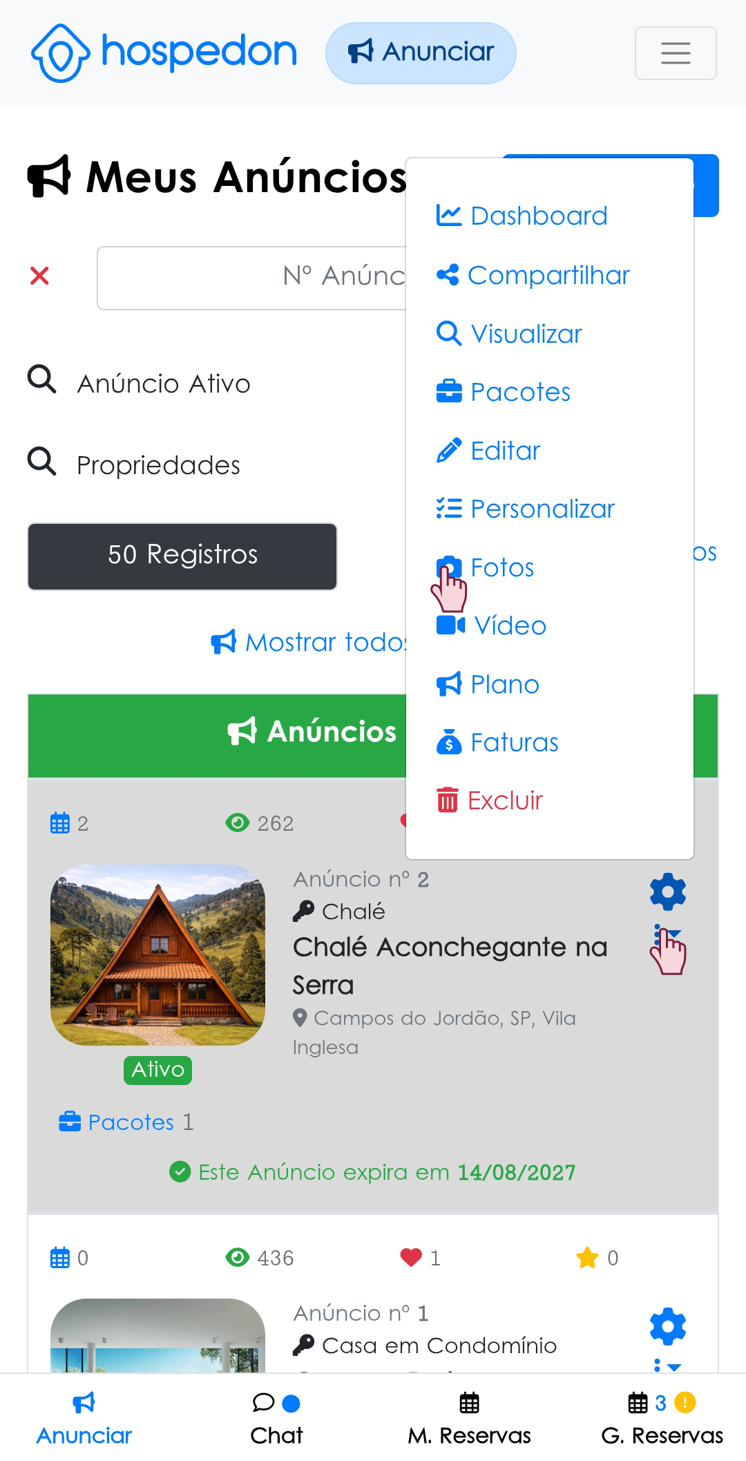 Tutorial Adicionar Fotos